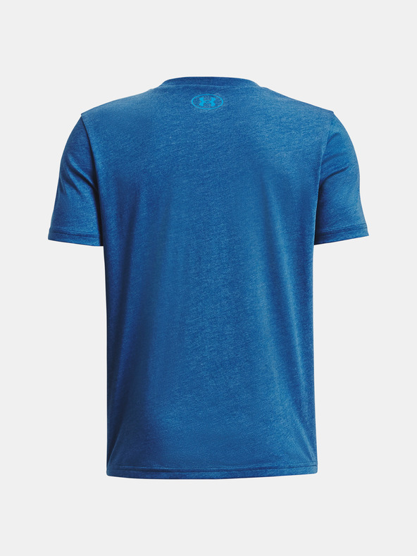 Under Armour UA B Logo Wordmark SS Kids T-shirt Azul