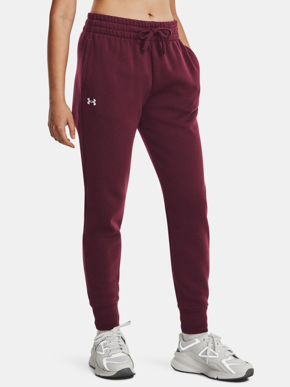 Under Armour UA Rival Fleece Sweatpants Rojo