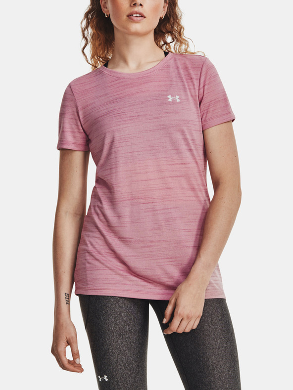 Under Armour UA Tech Tiger SSC T-shirt Rosa