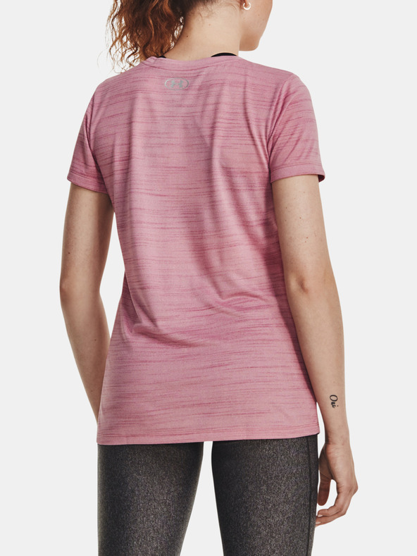 Under Armour UA Tech Tiger SSC T-shirt Rosa