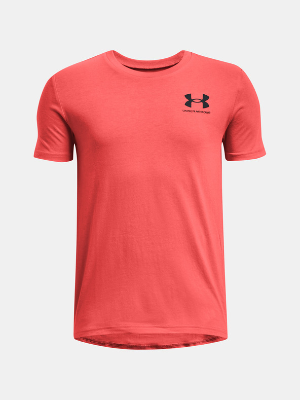 Under Armour UA B Sportstyle Left Chest SS Kids T-shirt Rojo