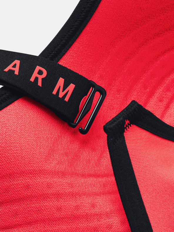 Under Armour Infinity Mid Sport Bra Rojo