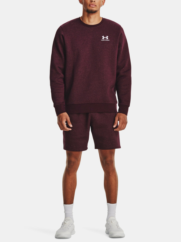 Under Armour UA Essential Fleece Crew Sweatshirt Rojo