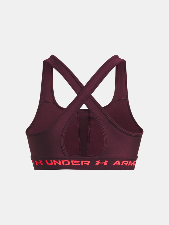 Under Armour UA Crossback Mid Bra Sport Bra Rojo