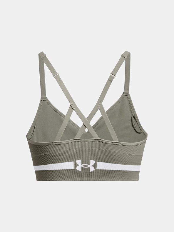 Under Armour UA Seamless Low Long Sport Bra Verde