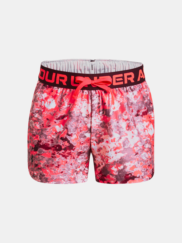 Under Armour Play Up Printed Kids Shorts Rojo