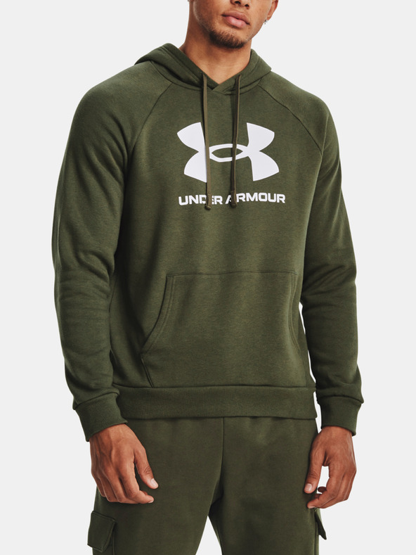 Under Armour UA Rival Fleece Logo HD Mikina Zelená