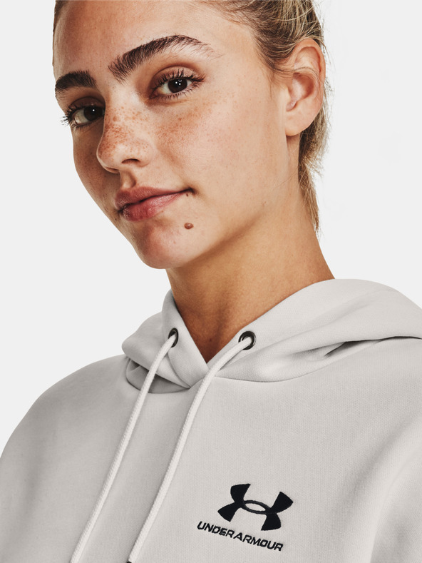 Under Armour Essential Flc OS Hoodie Sweatshirt Gris