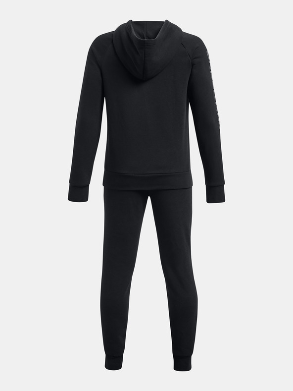 Under Armour UA Rival Fleece Kids Traning Suit Negro