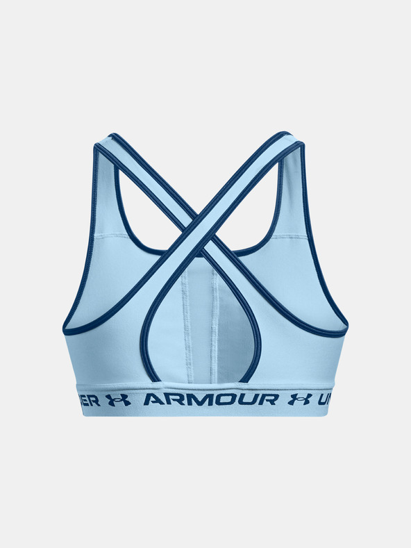 Under Armour UA Crossback Mid Sport Bra Azul