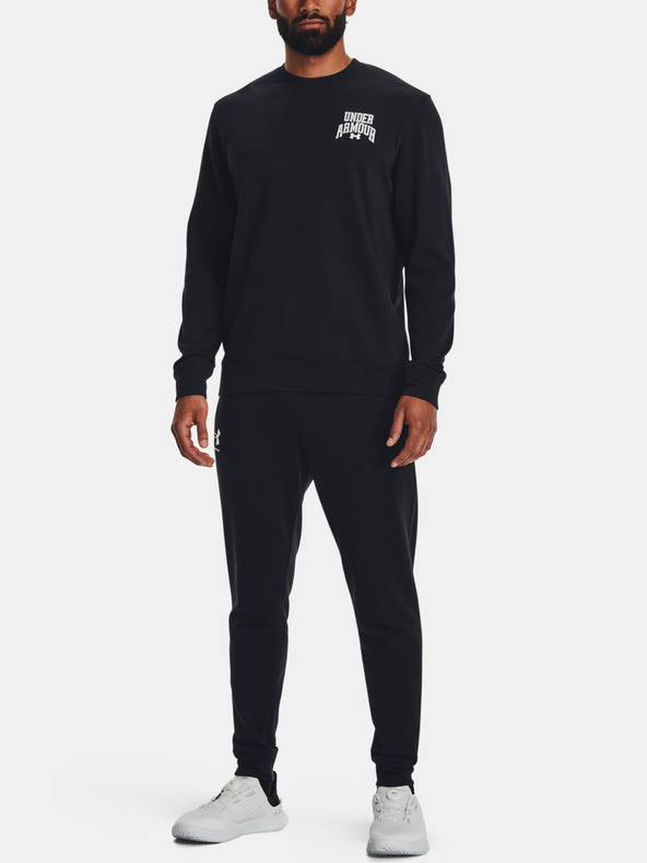 Under Armour UA Rival Terry Graphic Crew Sweatshirt Negro