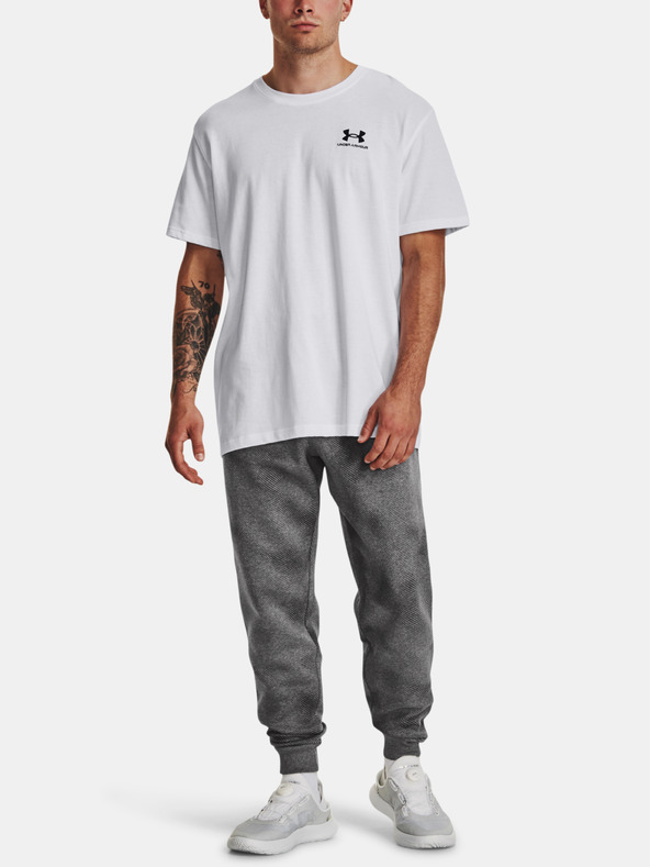 Under Armour UA Rival Fleece Printed Sweatpants Gris