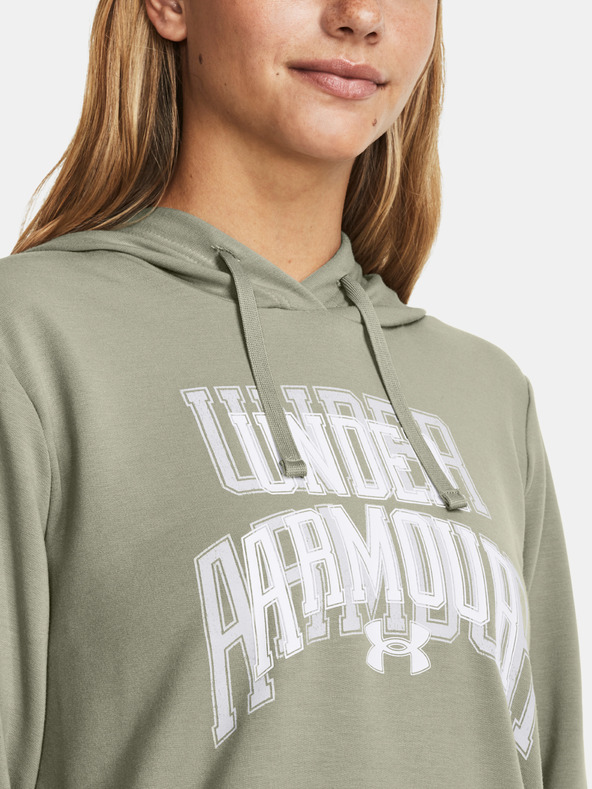 Under Armour UA Rival Terry Graphic Hdy Sweatshirt Verde