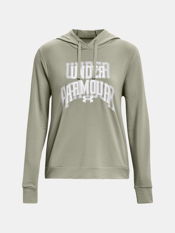 Under Armour UA Rival Terry Graphic Hdy Sweatshirt Verde