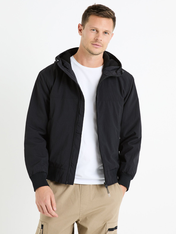 Celio Fuhoodie2 Jacket Negro