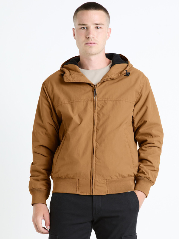 Celio Fuhoodie2 Jacket Marrón