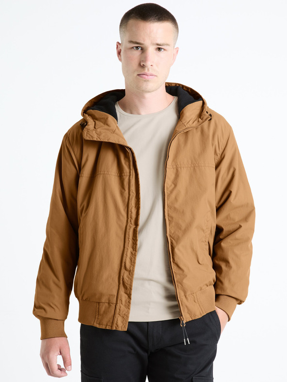 Celio Fuhoodie2 Jacket Marrón