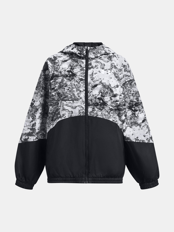 Under Armour Woven FZ Kids Jacket Negro