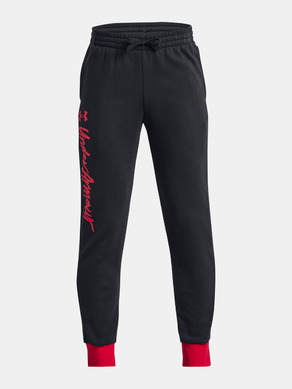 Under Armour UA Rival Fleece Script Tepláky dětské