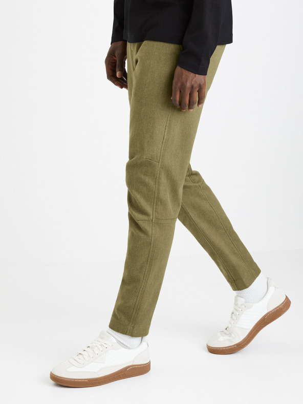 Celio Fodamso Trousers Verde