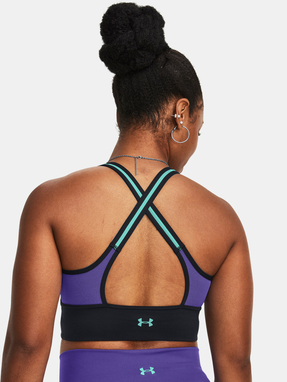 Under Armour Project Rock Lets Go LL Infty Sport Bra Violeta