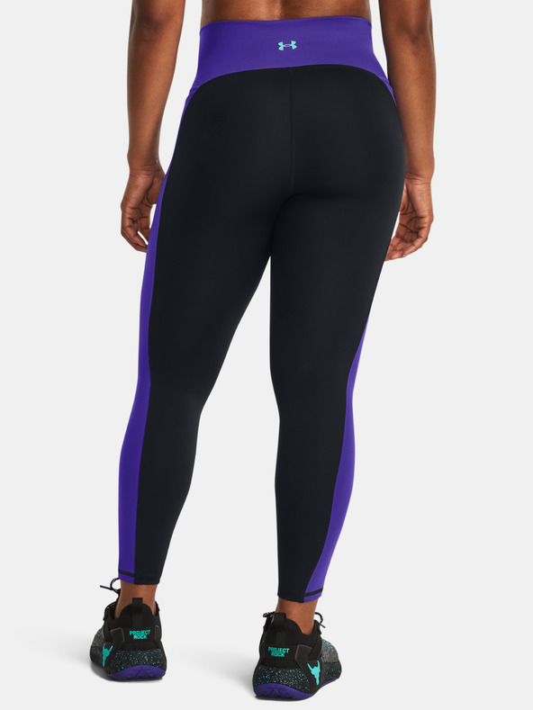 Under Armour Project Rock LG Clrblck Ankl Leggings Negro