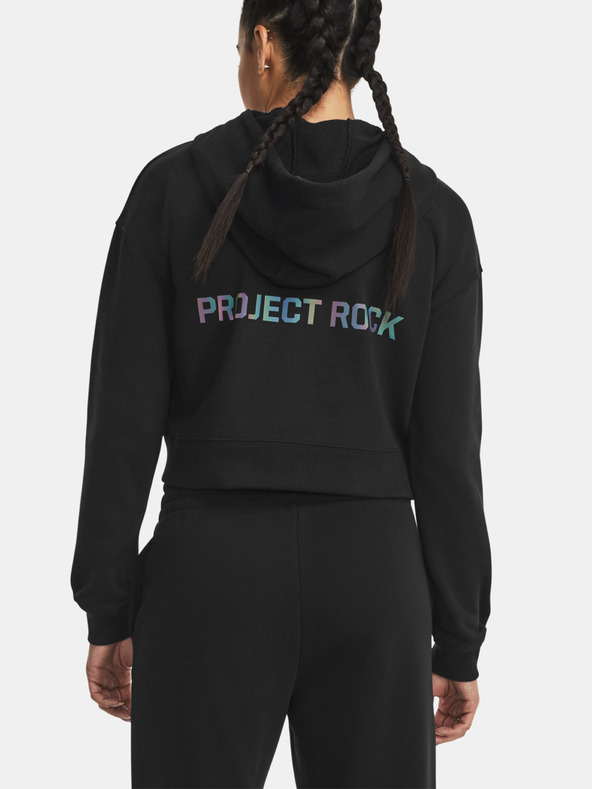 Under Armour Project Rock HW Terry FZ Sweatshirt Negro