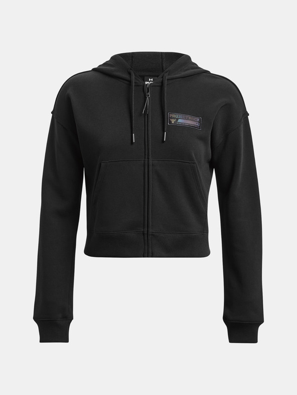 Under Armour Project Rock HW Terry FZ Sweatshirt Negro