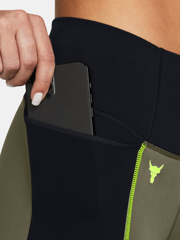 Under Armour Project Rock LG Clrblck Ankl Lg Leggings Verde