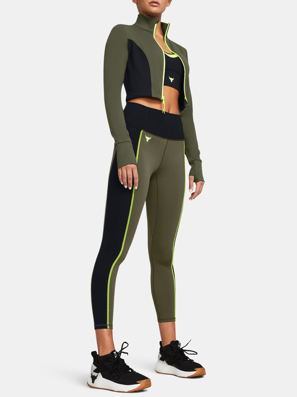 Under Armour Project Rock LG Clrblck Ankl Lg Leggings Verde