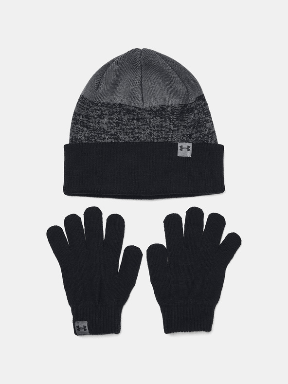 Under Armour B's Beanie & Glove Combo Rukavice dětské Černá