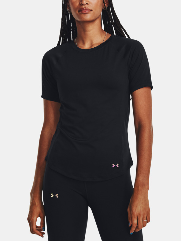 Under Armour UA Rush Mesh SS Triko Černá