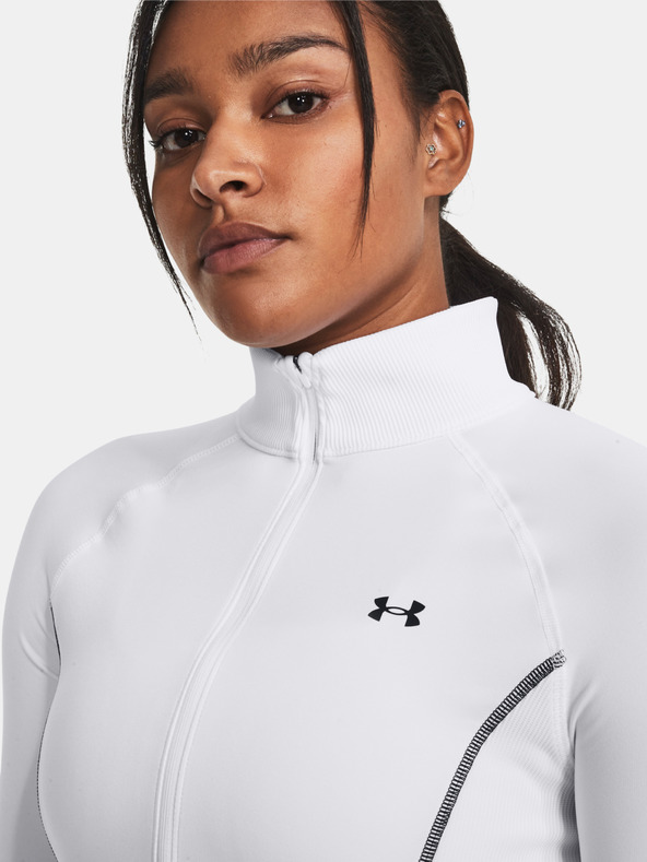 Under Armour UA Train CW 1/2 Zip T-shirt Blanco