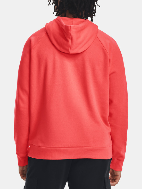 Under Armour UA Rival Fleece Hoodie Sweatshirt Rojo