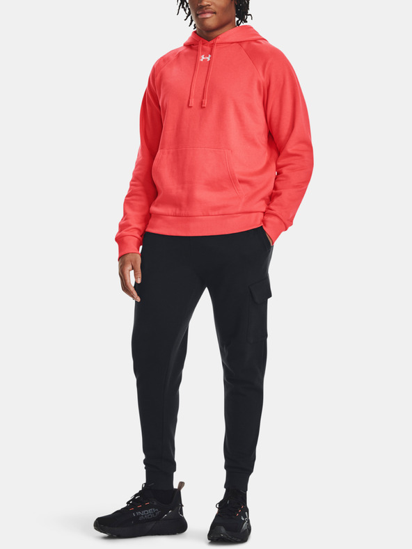 Under Armour UA Rival Fleece Hoodie Sweatshirt Rojo