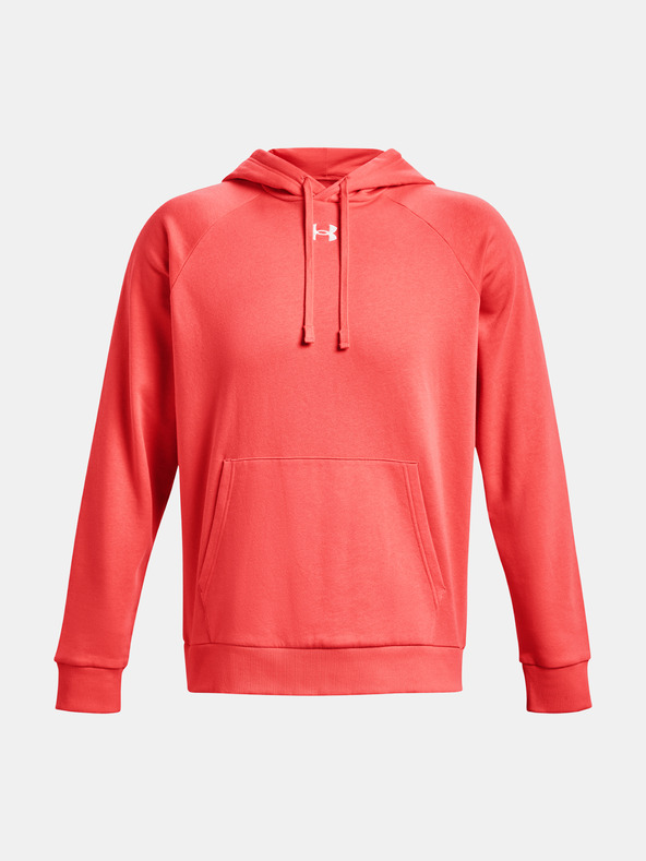 Under Armour UA Rival Fleece Hoodie Sweatshirt Rojo