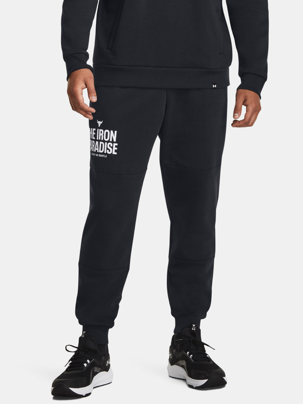 Under Armour Pjt Rock Rival Flc Sweatpants Negro