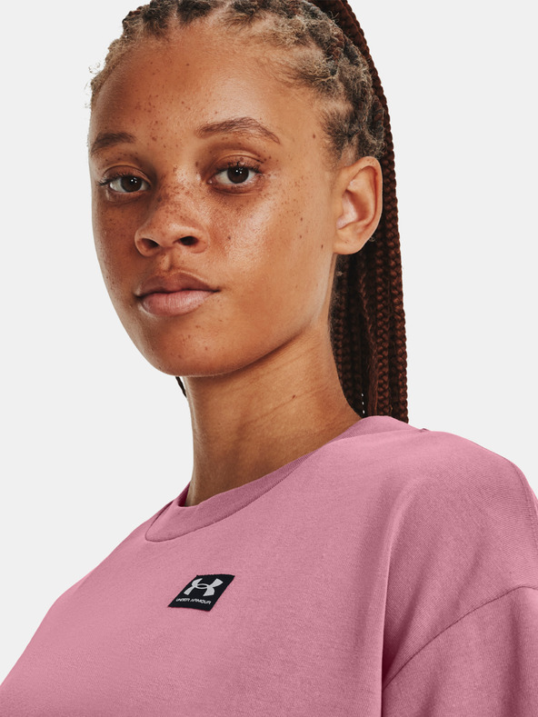 Under Armour UA W Logo LC Oversized HW SS T-shirt Rosa