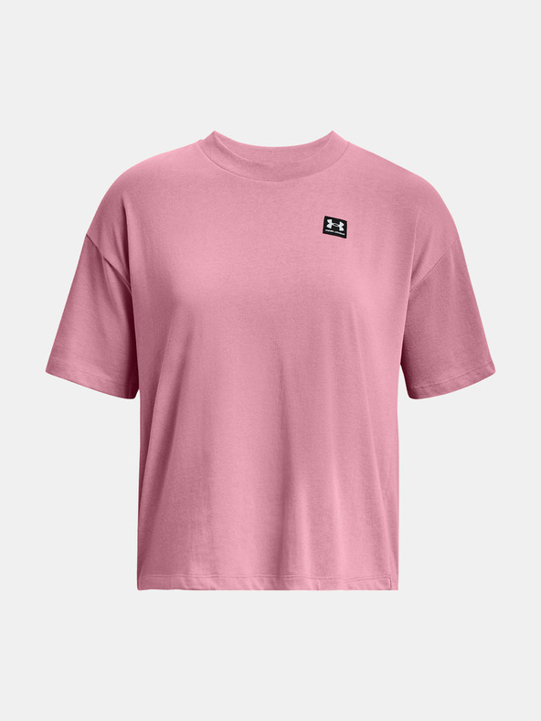 Under Armour UA W Logo LC Oversized HW SS T-shirt Rosa