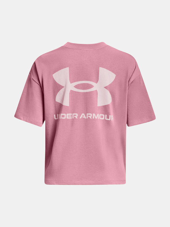 Under Armour UA W Logo LC Oversized HW SS T-shirt Rosa