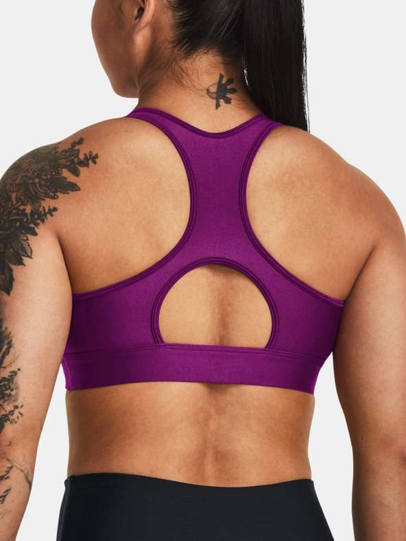 Under Armour UA HG Armour Mid Padless Sport Bra Violeta