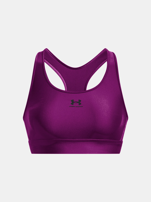 Under Armour UA HG Armour Mid Padless Sport Bra Violeta