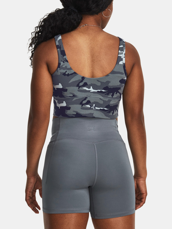 Under Armour Meridian Fitted Crop Top Gris