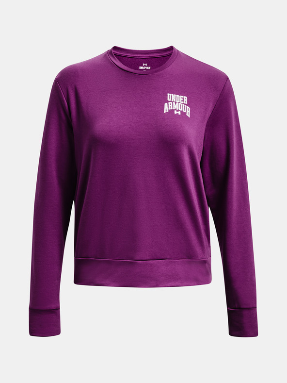 Under Armour UA Rival Terry Graphic Crew Sweatshirt Violeta