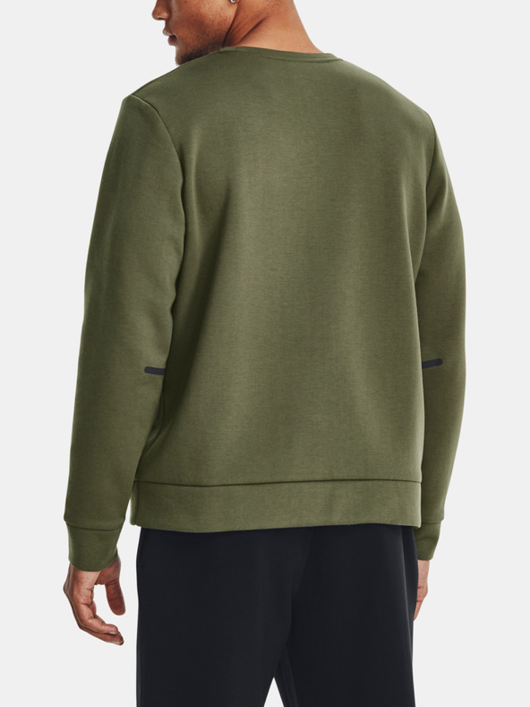 Under Armour UA Unstoppable Flc Crew Sweatshirt Verde