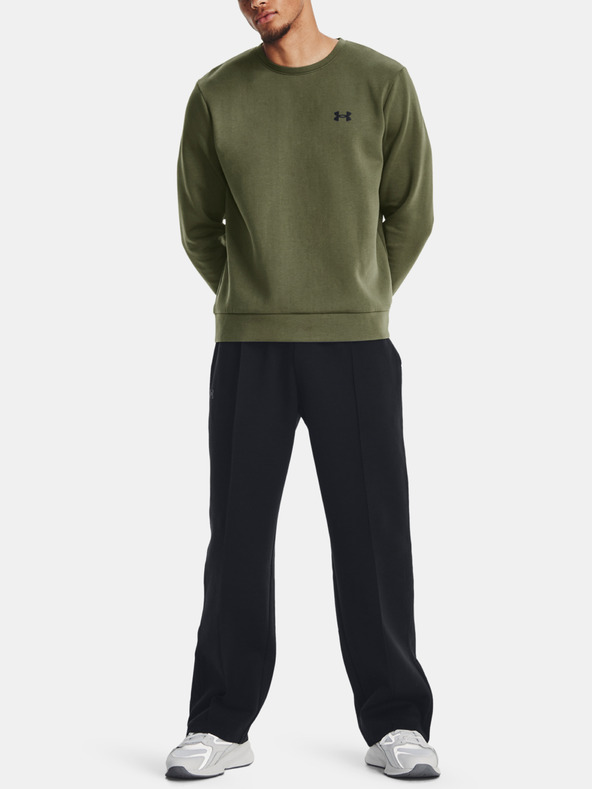 Under Armour UA Unstoppable Flc Crew Sweatshirt Verde