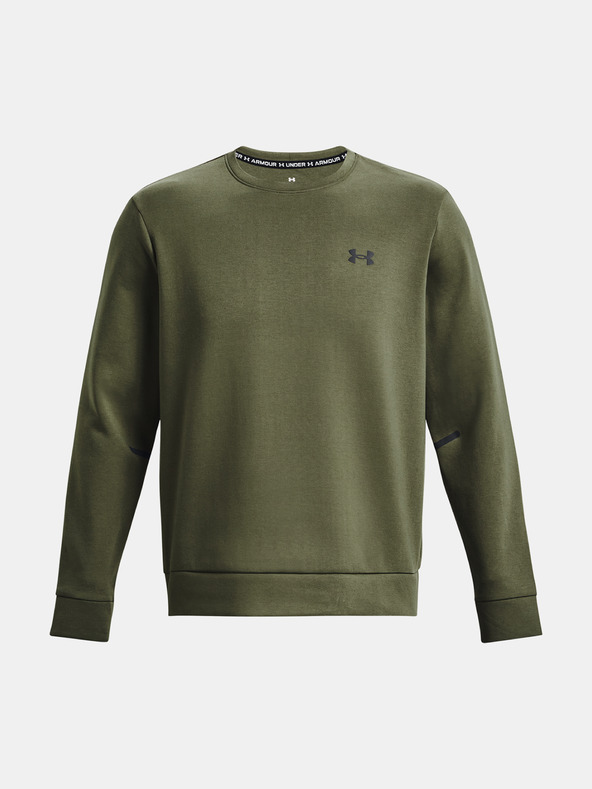 Under Armour UA Unstoppable Flc Crew Sweatshirt Verde