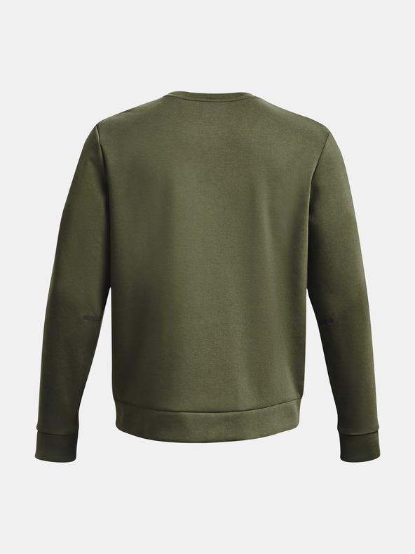 Under Armour UA Unstoppable Flc Crew Sweatshirt Verde