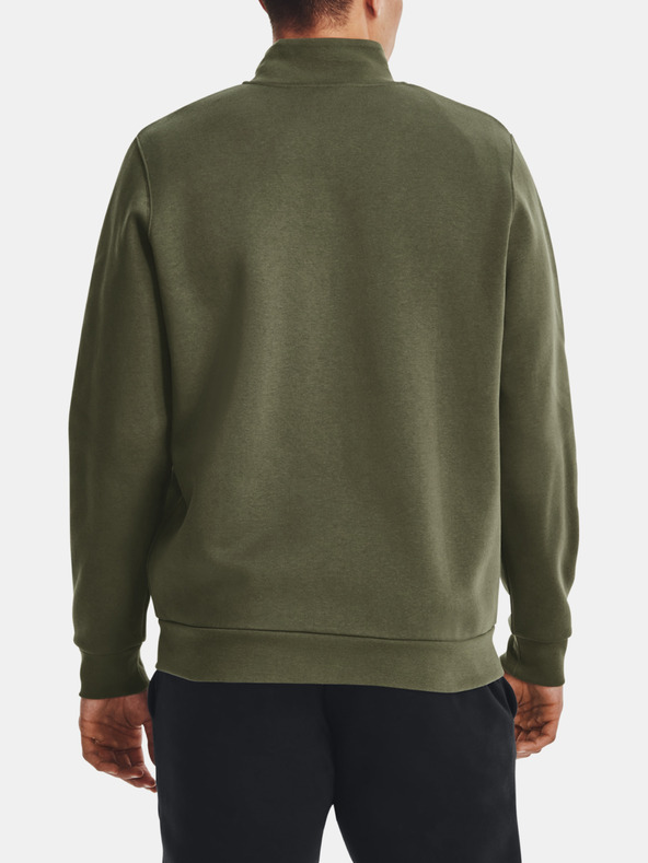 Under Armour UA Essential Flc Track Jkt Sweatshirt Verde