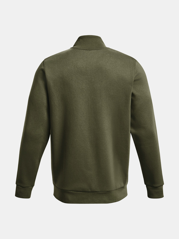 Under Armour UA Essential Flc Track Jkt Sweatshirt Verde